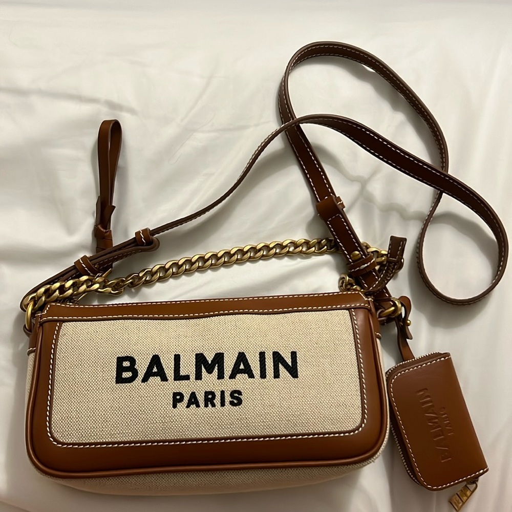 Balmain B-Army clutch bag